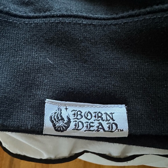 Born Dead Hoodie daisy and chrome graphic angst - Picture 7 of 7